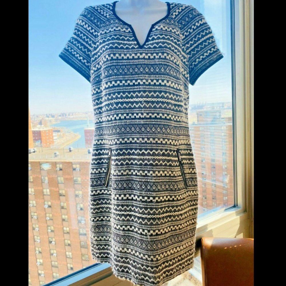 Rebecca Taylor Grey and Black Dress size 6
